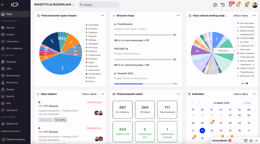 IC Project, program do zarządzania zadaniami