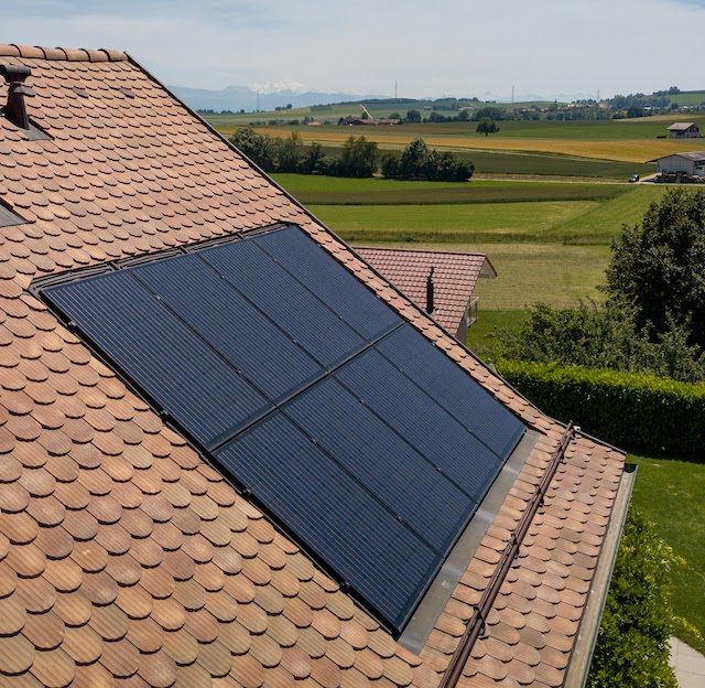 image of completed roof project (for a roofing contractor)