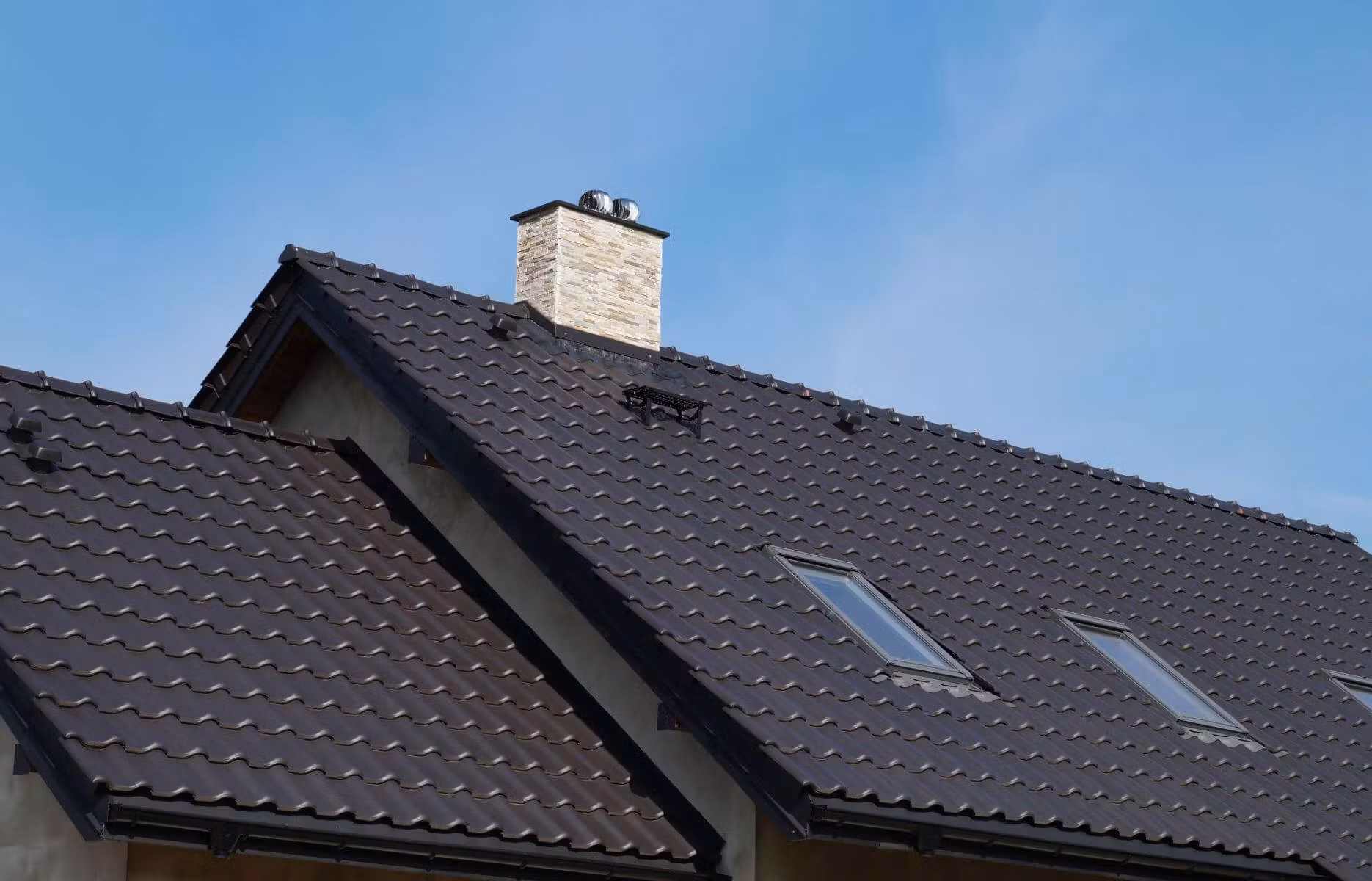 image of completed roof project (for a roofing contractor)