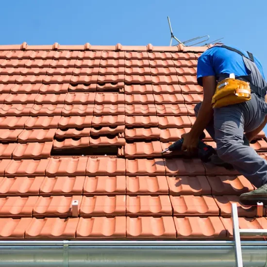 image of completed roof project (for a roofing contractor)