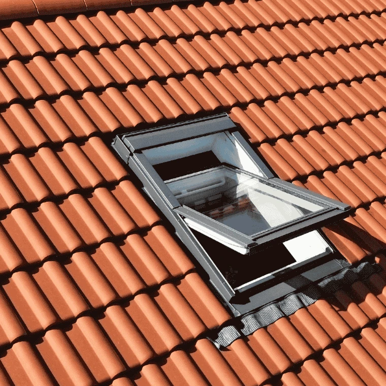image of roofing contractor at work
