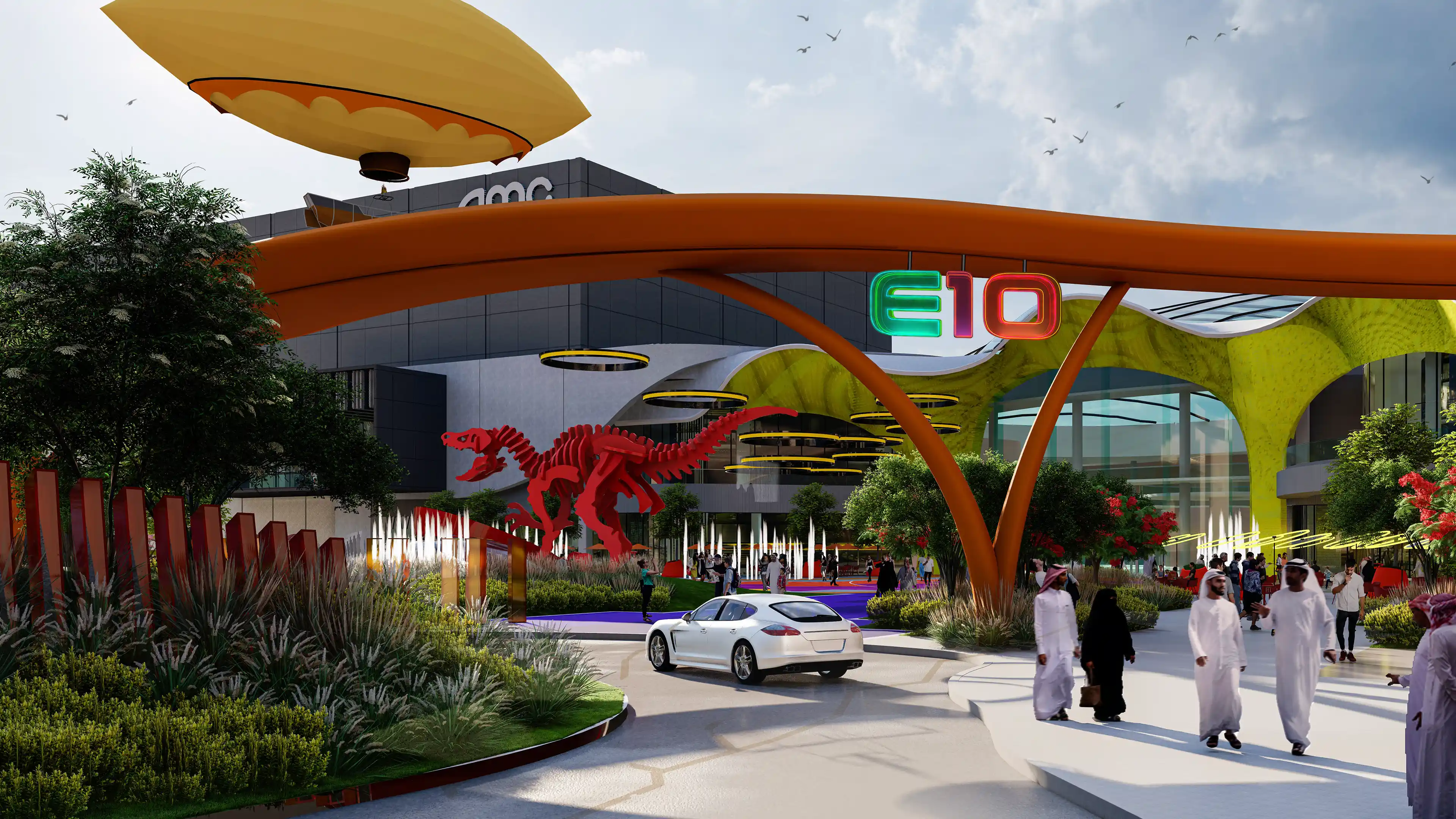 Main Identification Sign at the entrance of Exit 10, designed by LIMAH