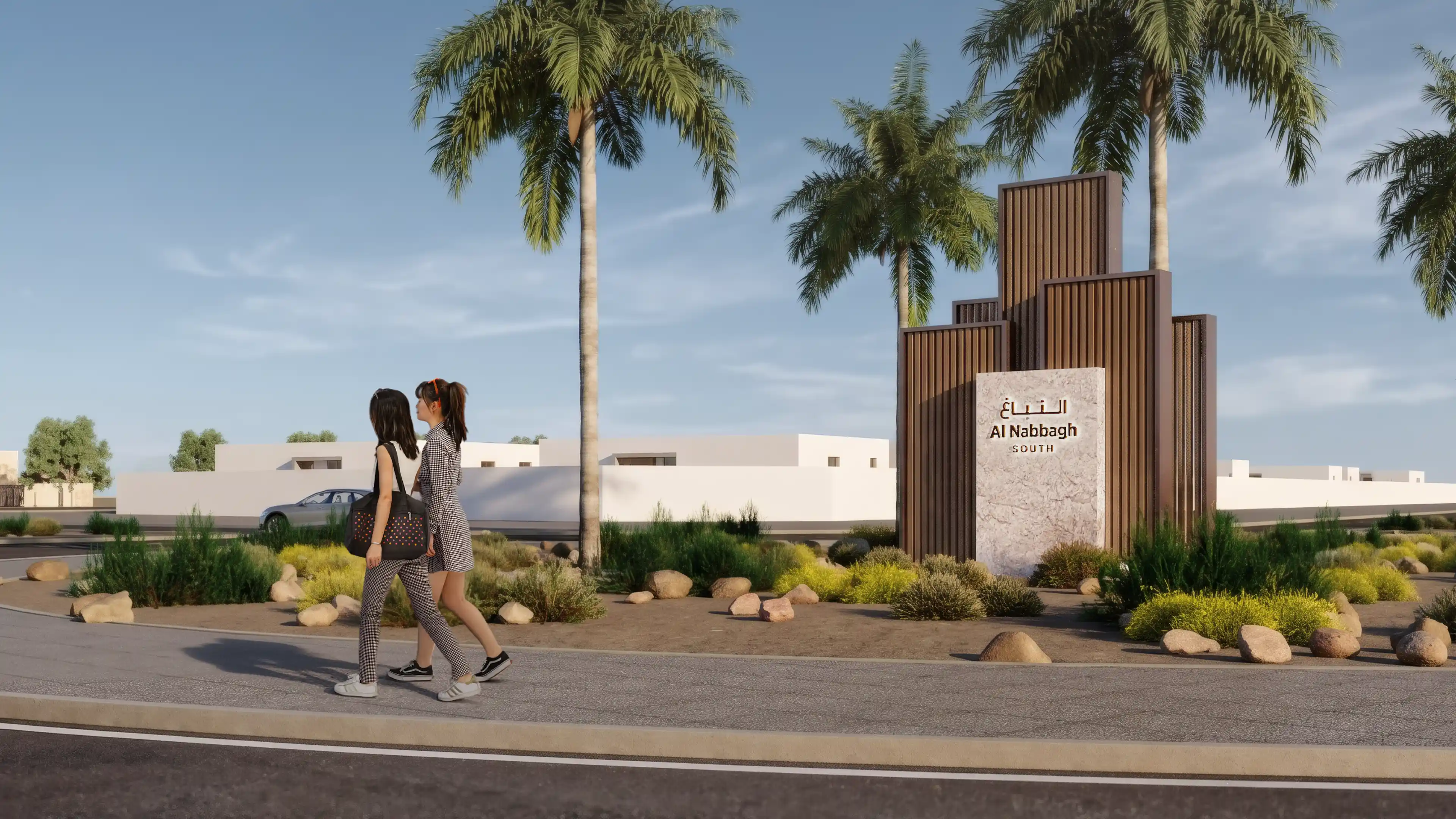 Arrival Experience at Al Nabbagh in Al Ain, designed by LIMAH