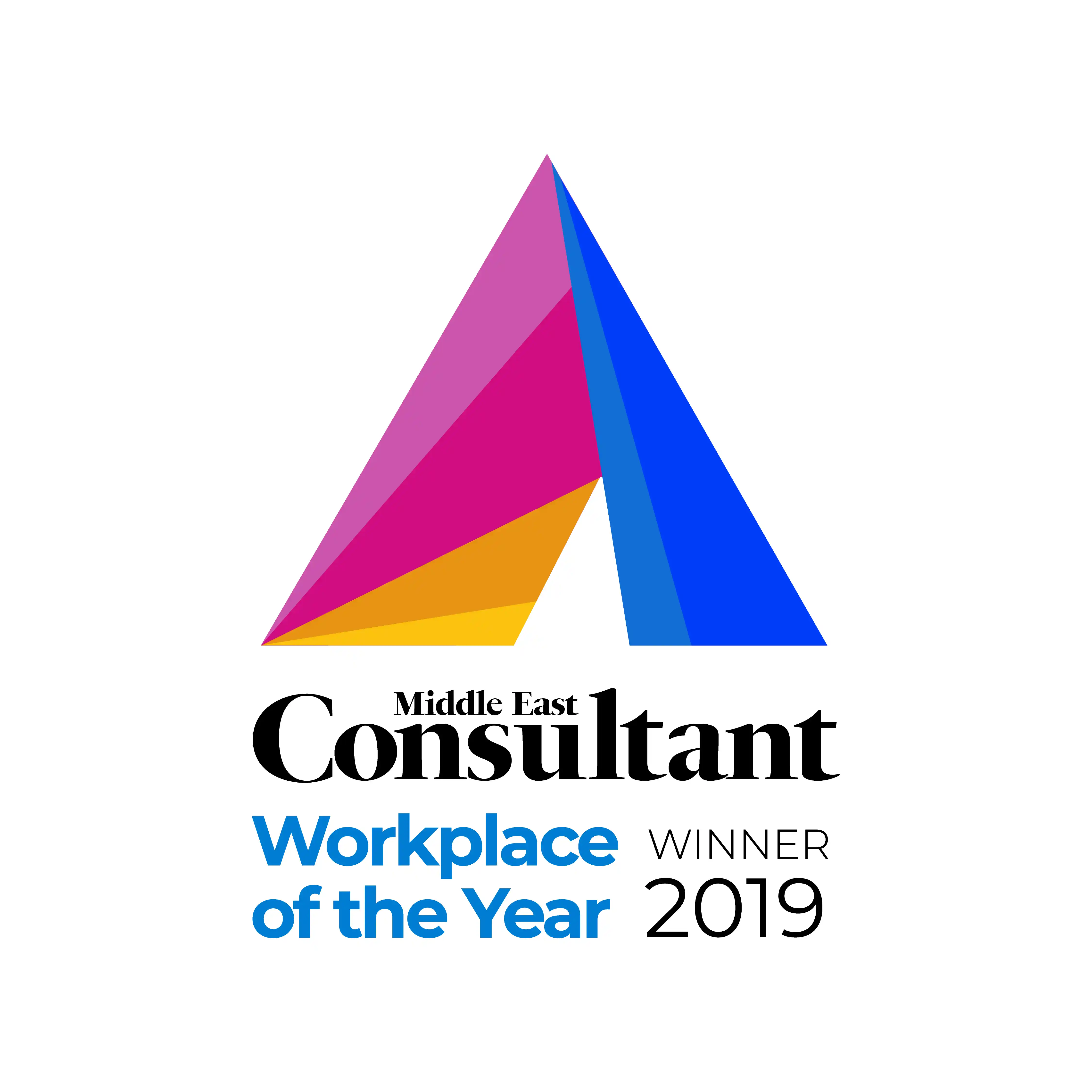 Workplace of the Year award received by LIMAH at the 2019 Middle East Consultant Awards