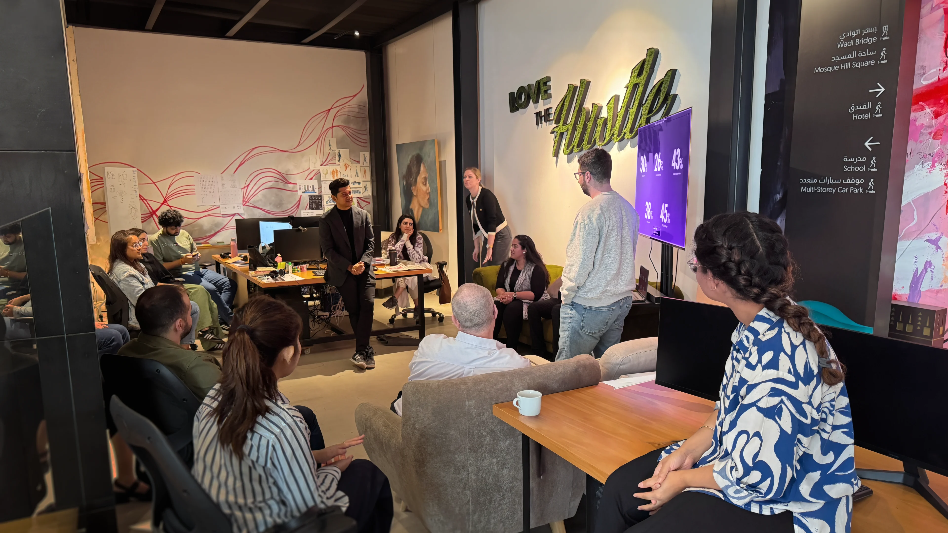 LIMAH team collaborating during an experiential design workshop focused on user experience and design strategy