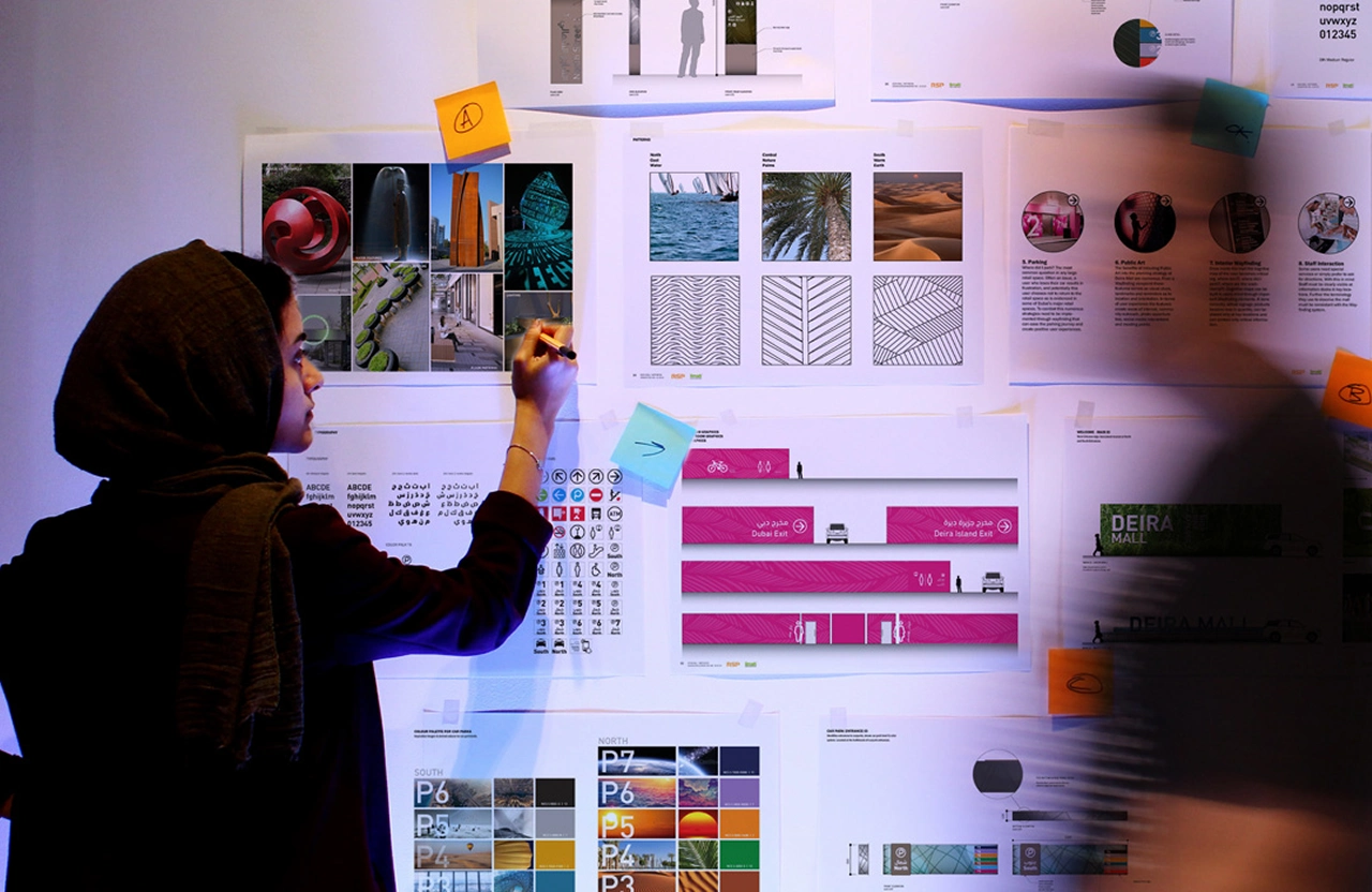 LIMAH founder Jason Lewis developing a design strategy in the studio during the firm's early years