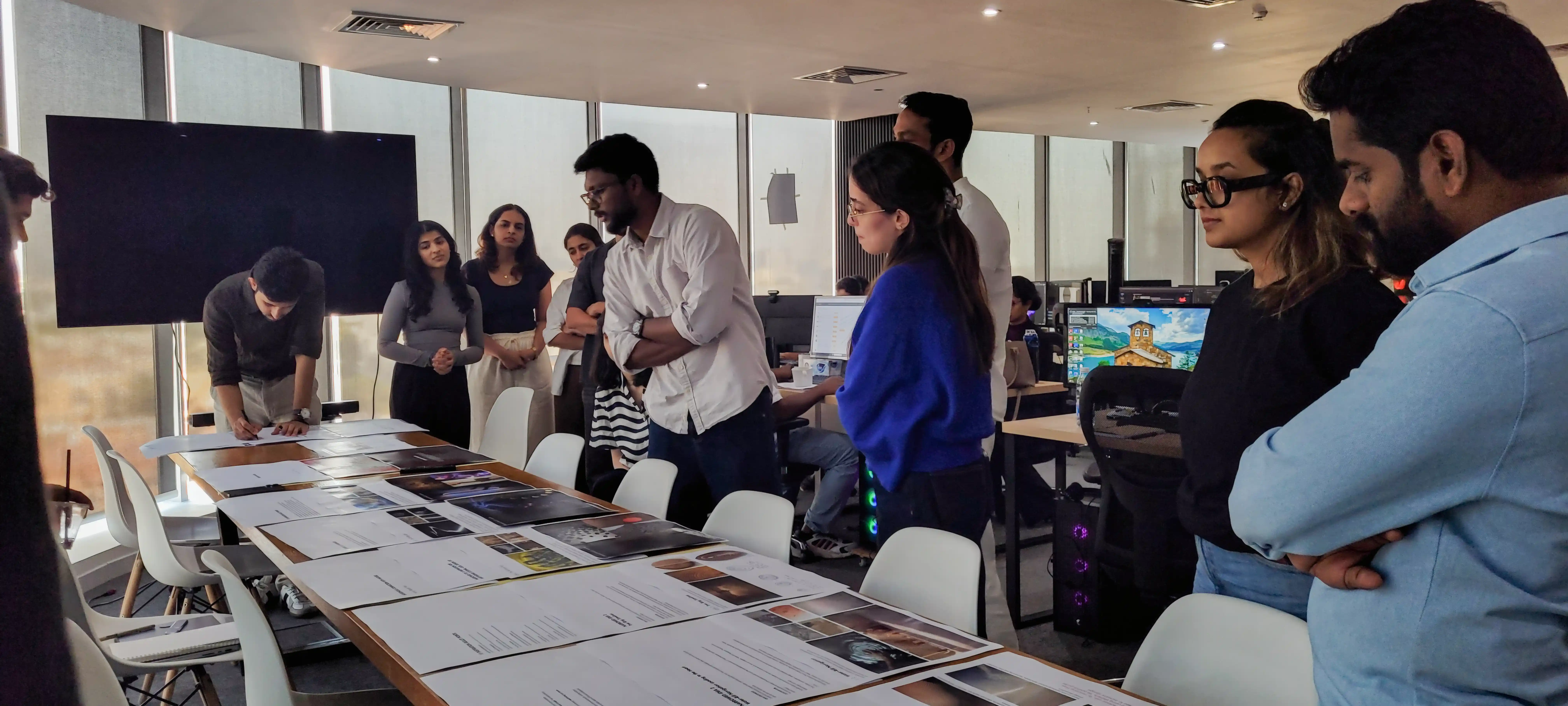 LIMAH designers exploring innovative signage integrations inspired by nature