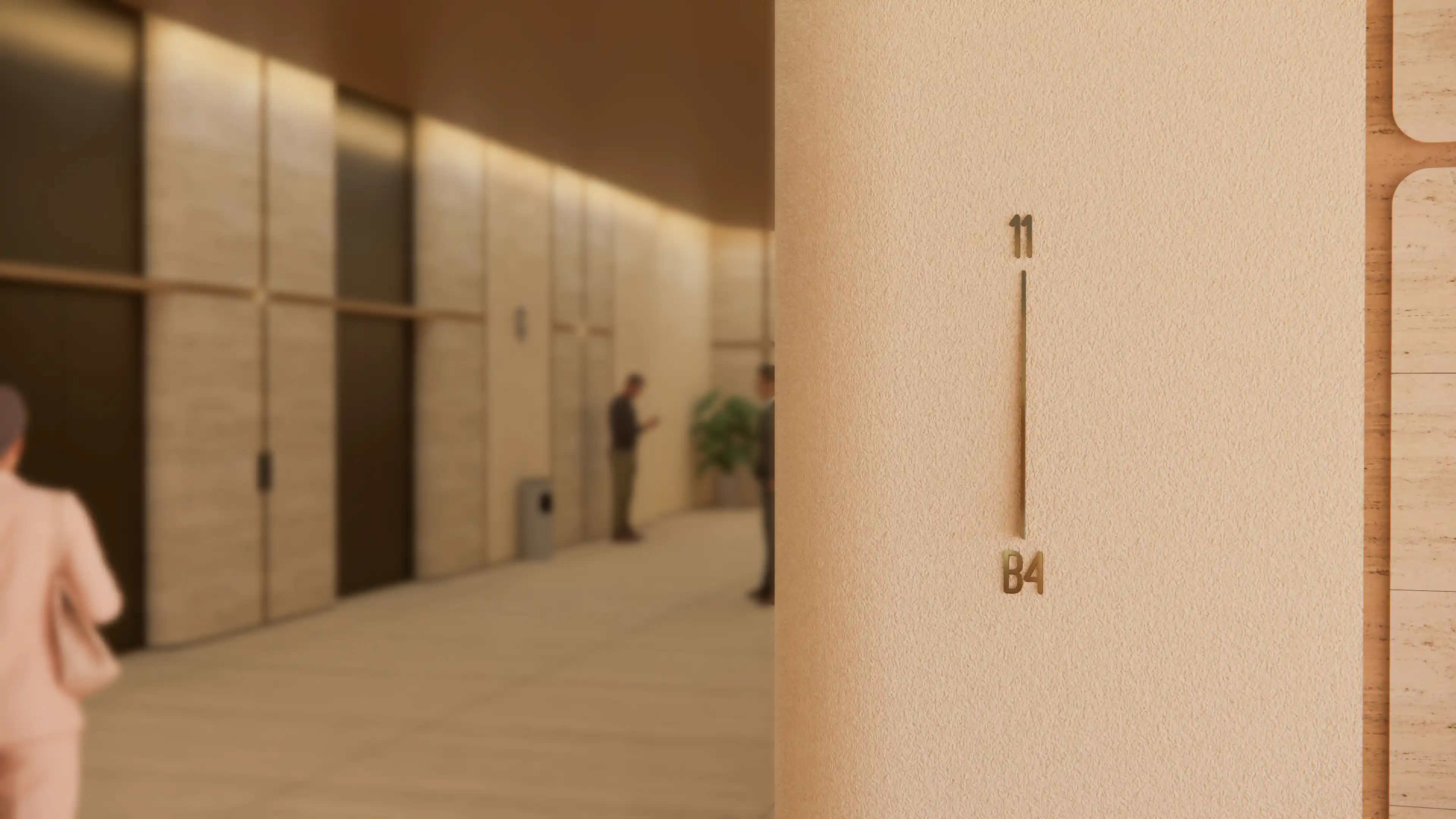 Wayfinding and signage at the KDIPA headquarters lobby