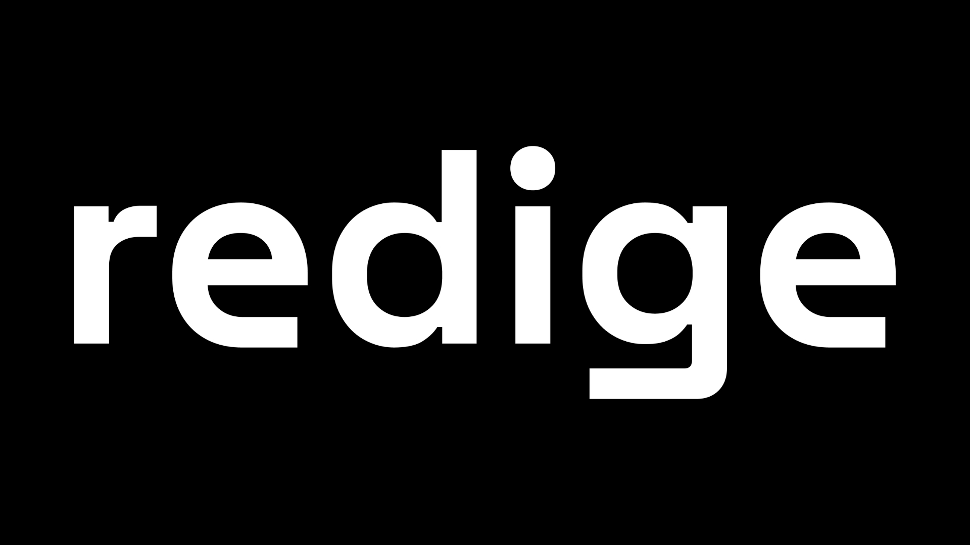 logo redige su sfondo bianco