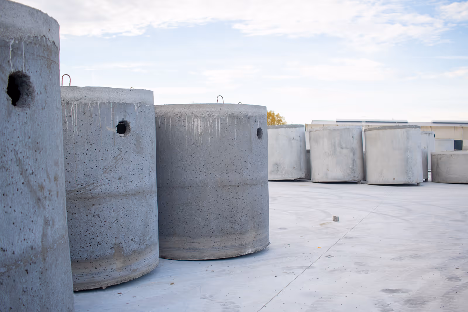 Waterdichte septische put in beton, geschikt voor huishoudelijk afvalwater