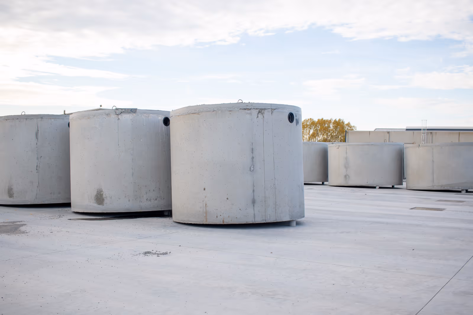 Waterdichte septische put in beton, geschikt voor huishoudelijk afvalwater