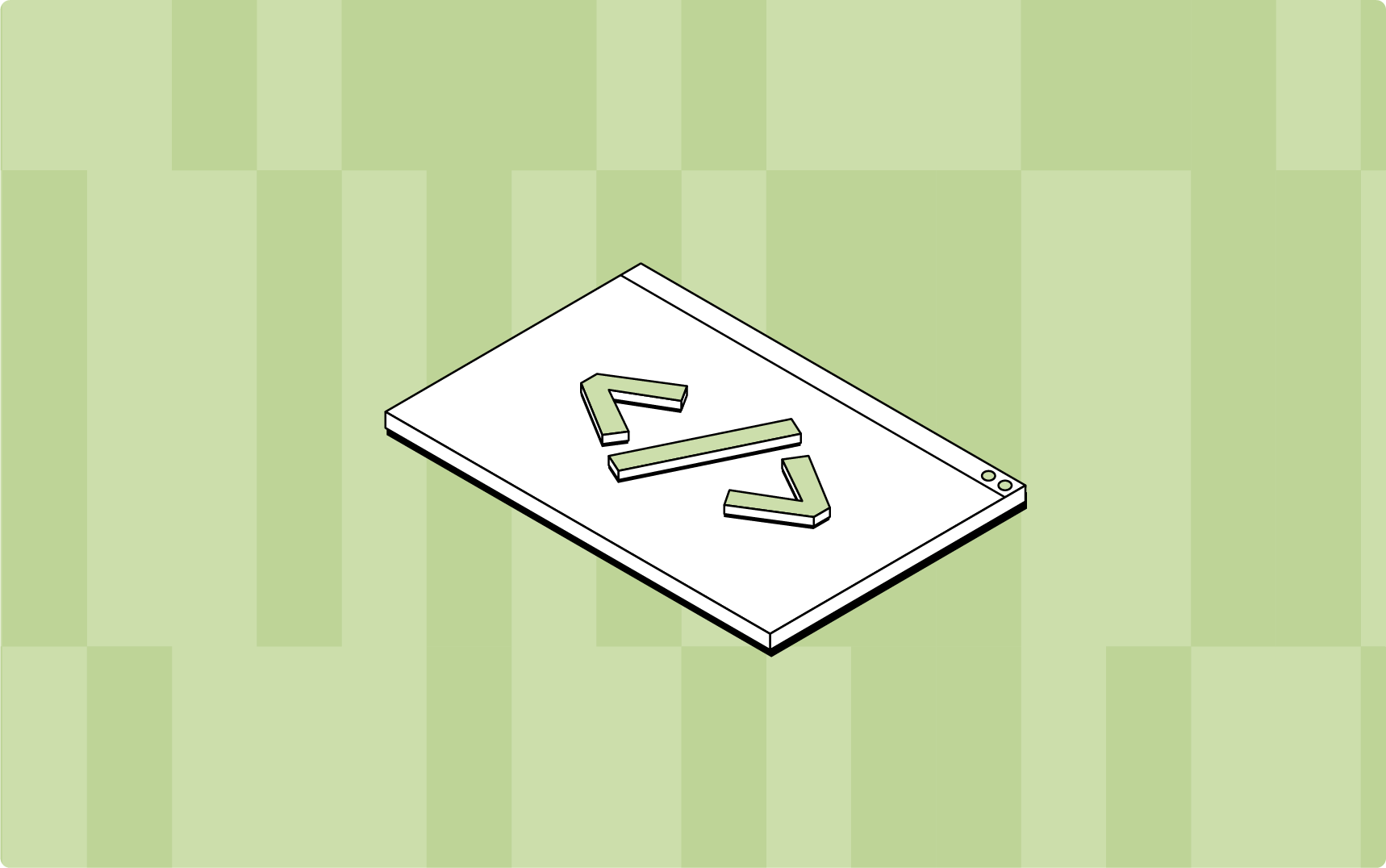 Utveckling illustration på House of Tech mönster