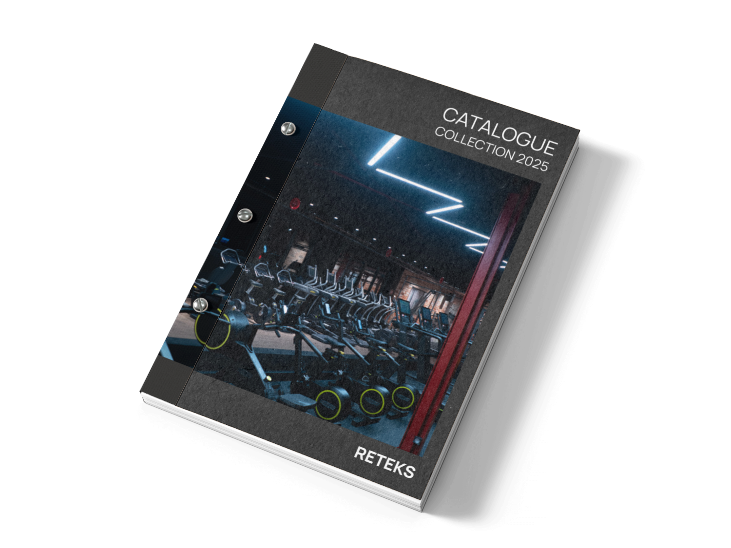 Catalogue Reteks équipement mobilier professionnel couverture fond noir design moderne