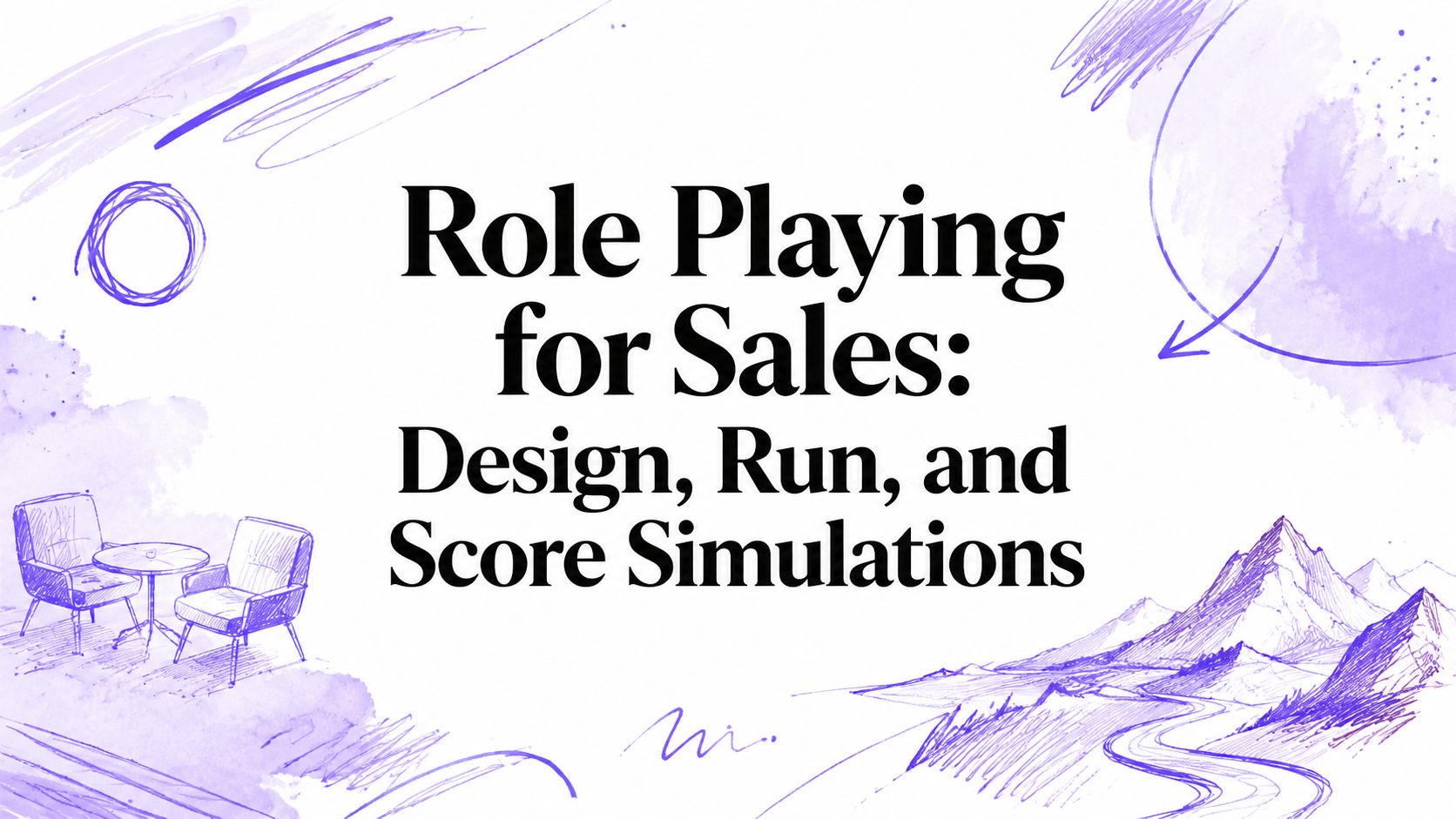 Role Playing for Sales: Design, Run, and Score Simulations