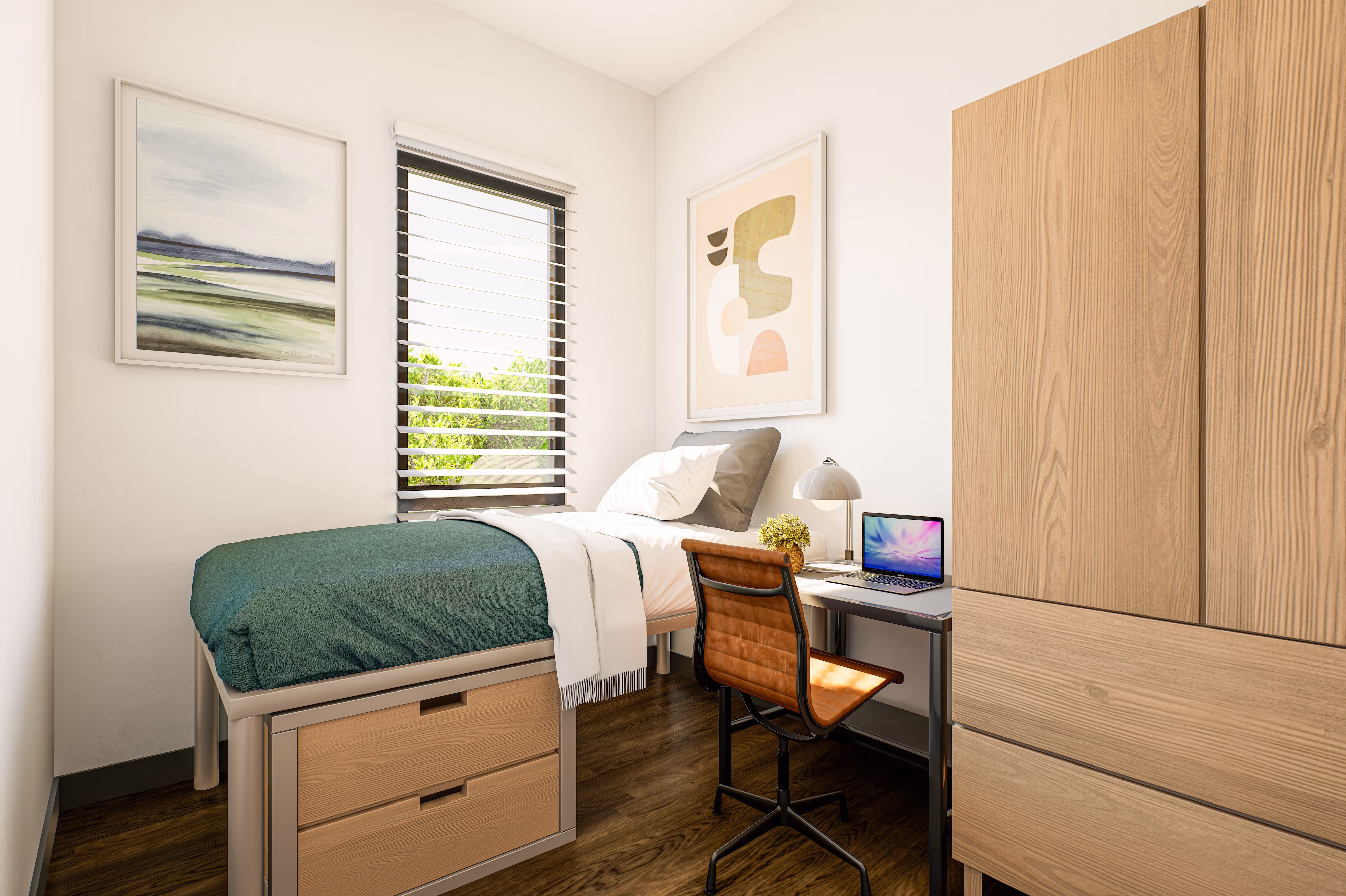 Fully furnished bedroom