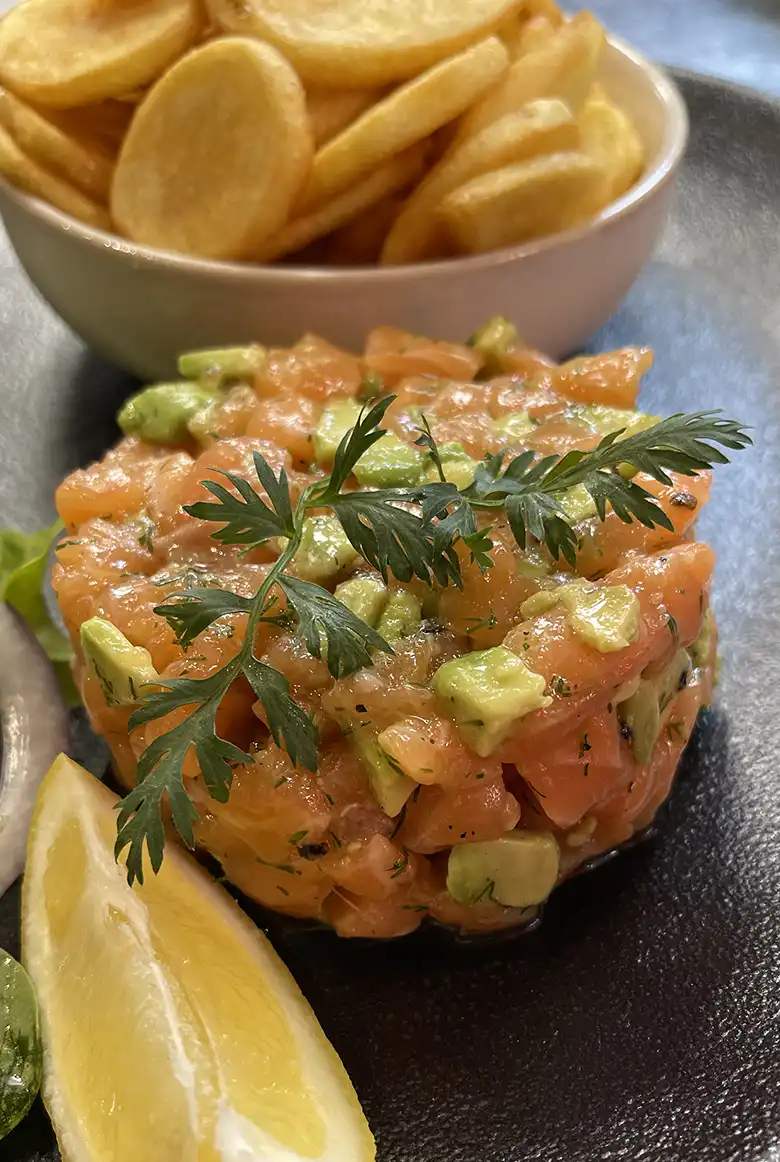 Tartare de saumon