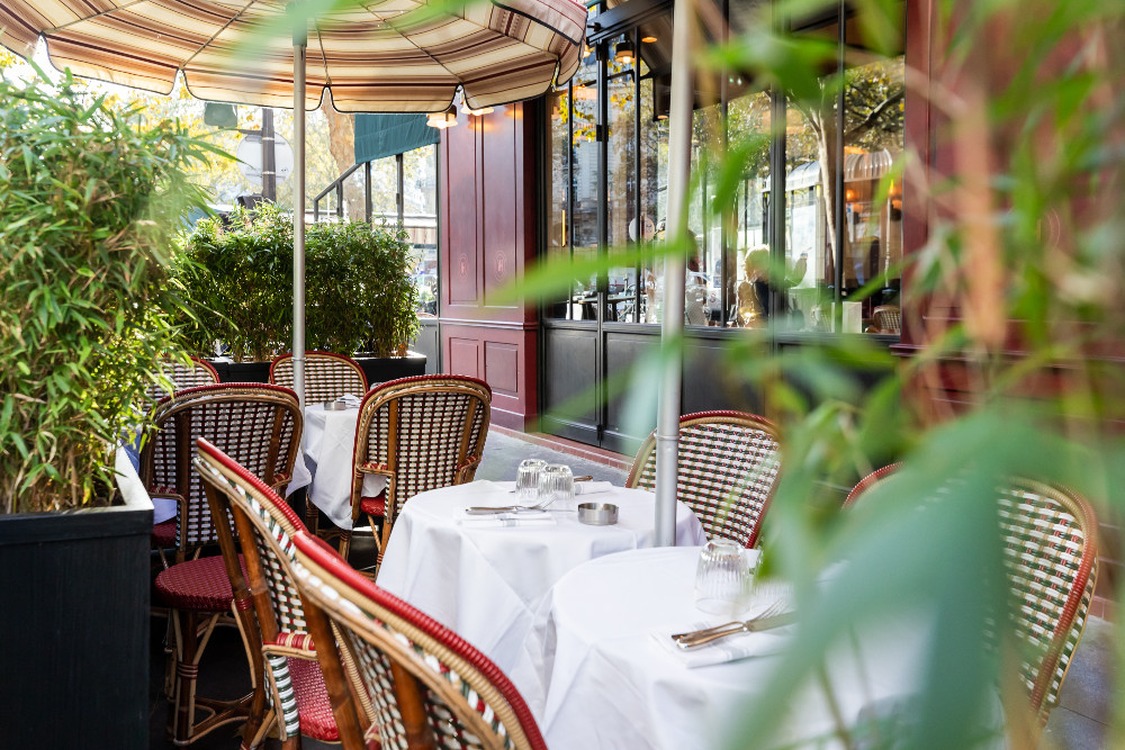 La terrasse de la Brasserie Victor Hugo