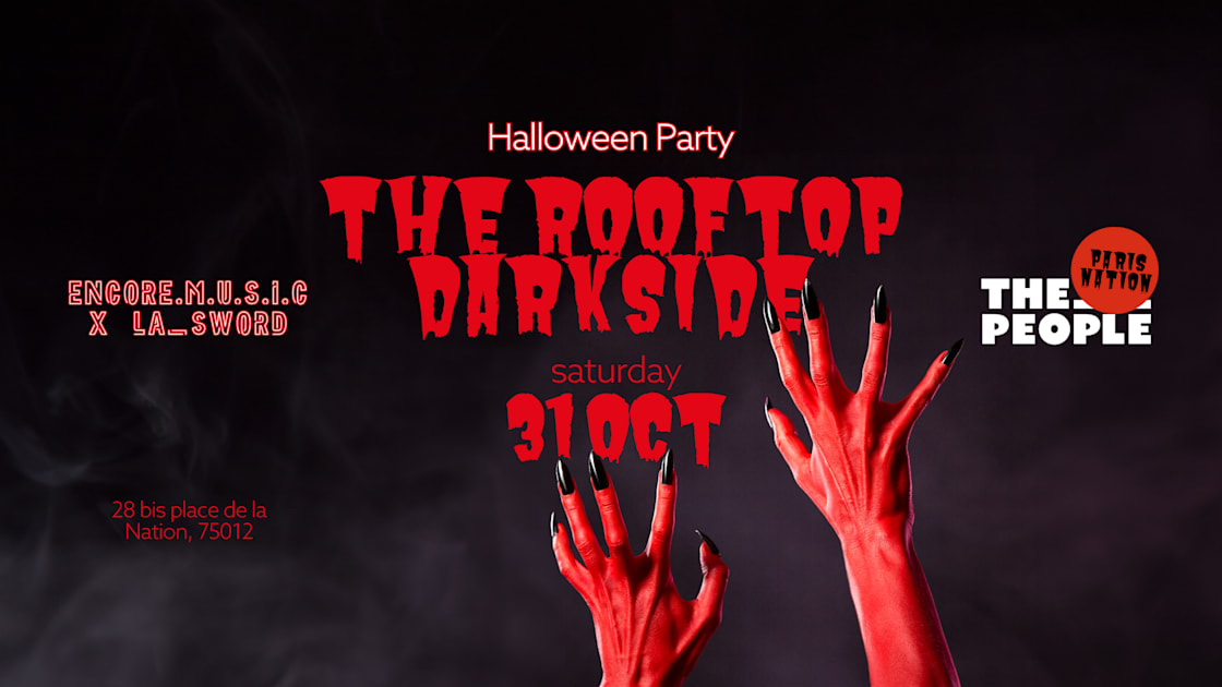 Affiche officielle : The Rooftop Darkside à The People Nation