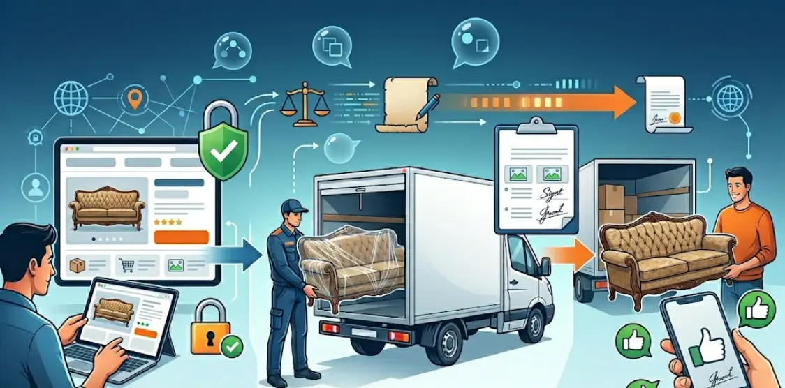 TRANSPORT DE MARCHANDISE APRÈS ACHAT MARKETPLACE