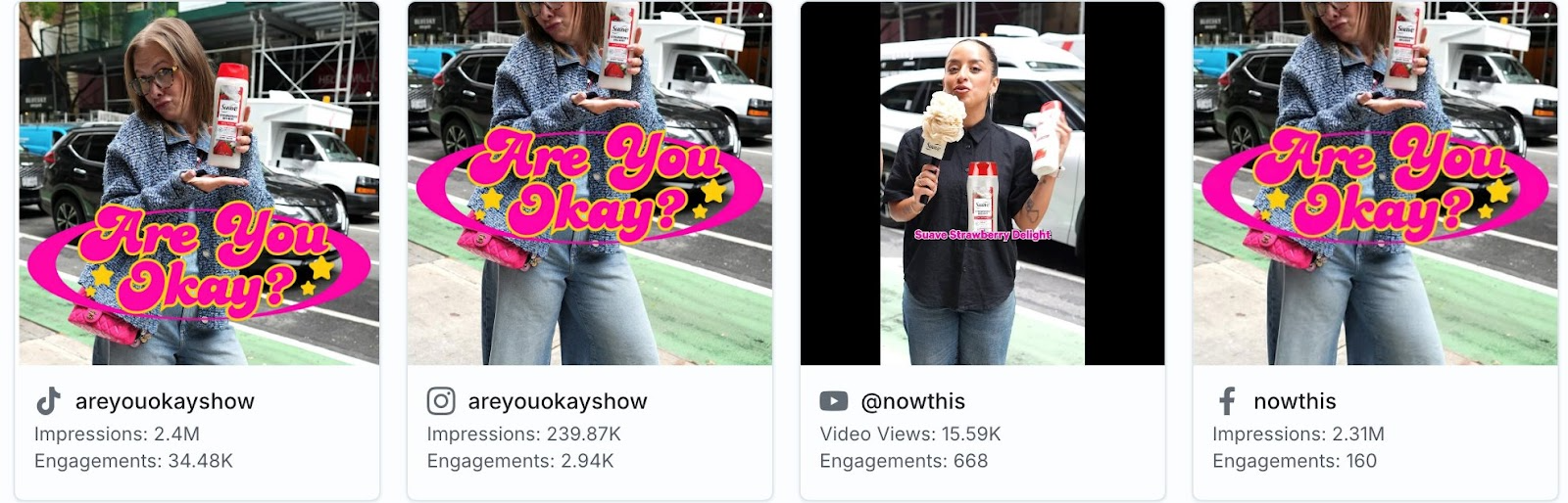 A collage of a person holding a flower and a bottleAI-generated content may be incorrect.