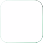 Blank white square with rounded corners and a thin green border.