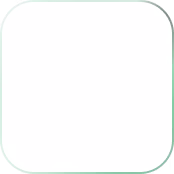 Blank rounded square with white background and a thin teal border.