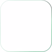 Empty white square with rounded corners and a thin green border.
