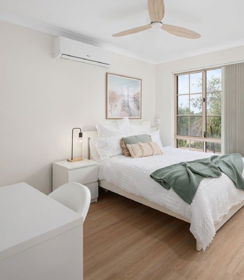 Styled bedroom
