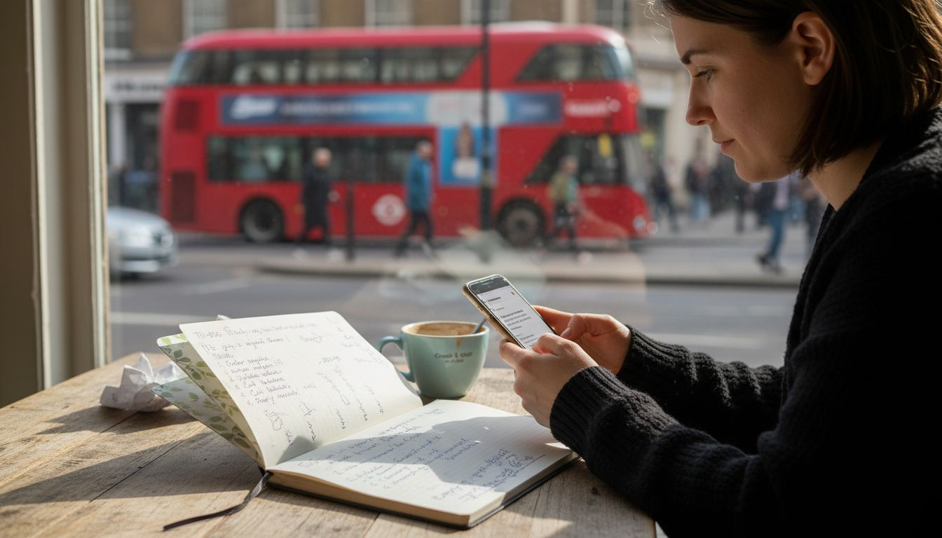 Business owner responding to customer review