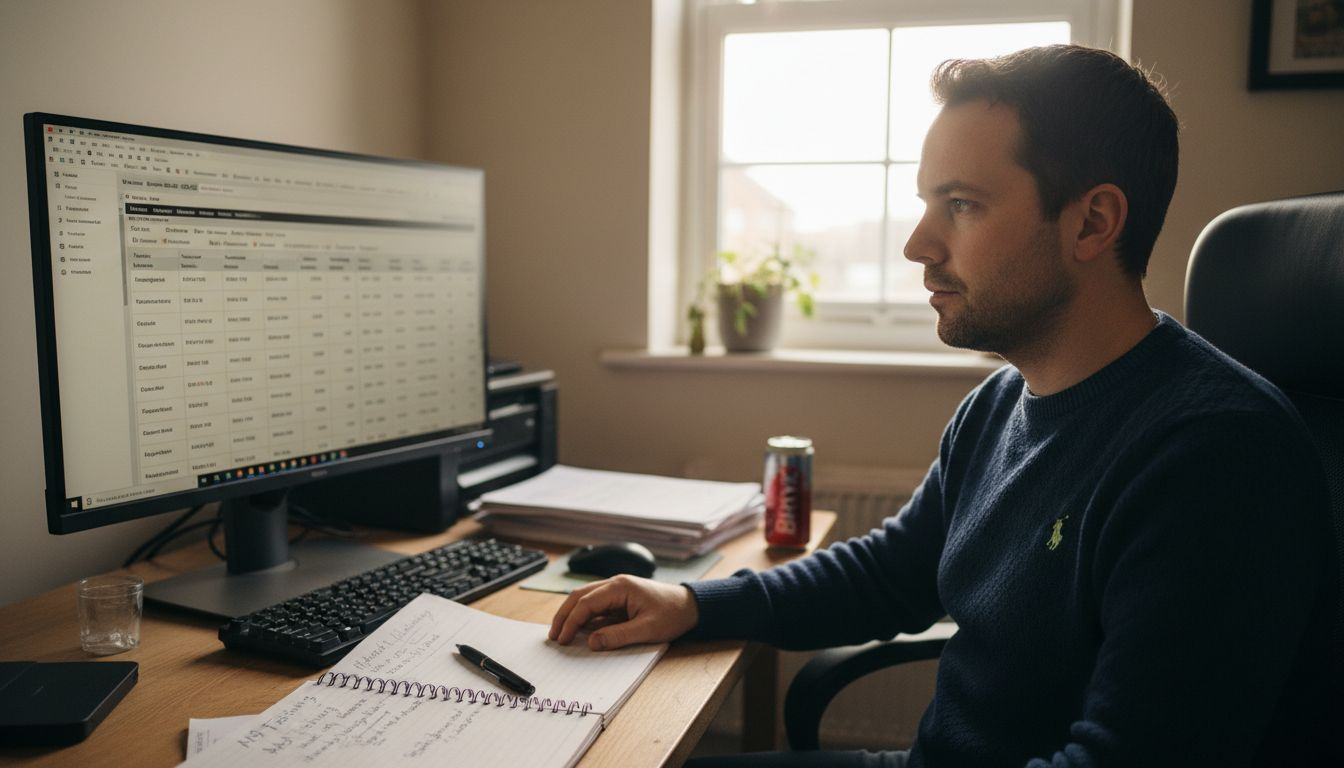 Marketer reviews digital ad campaign results