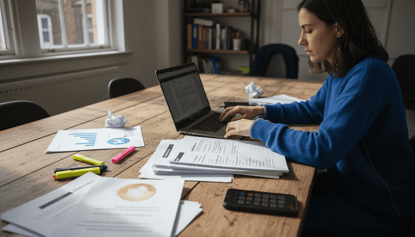 Marketer comparing social ad platforms