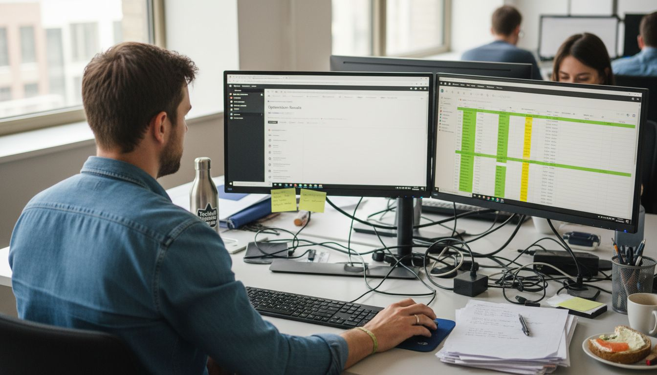 Advertiser working on campaign optimisation