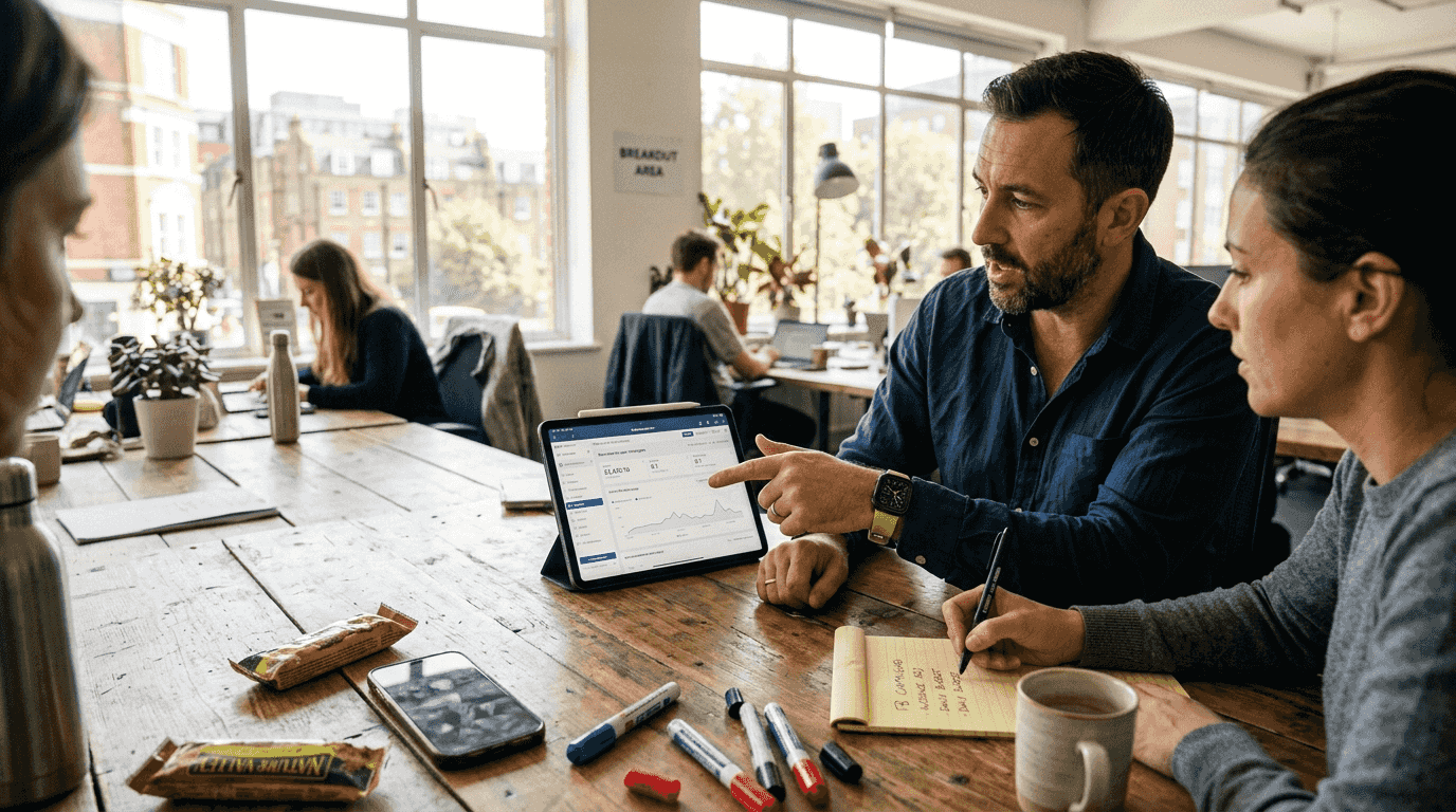 Marketer explaining updated ad targeting options