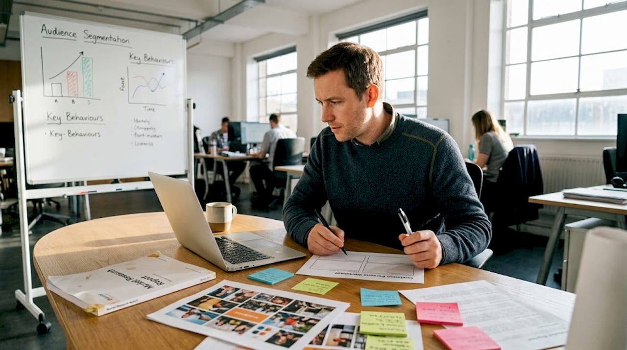 Business analyst building customer profile