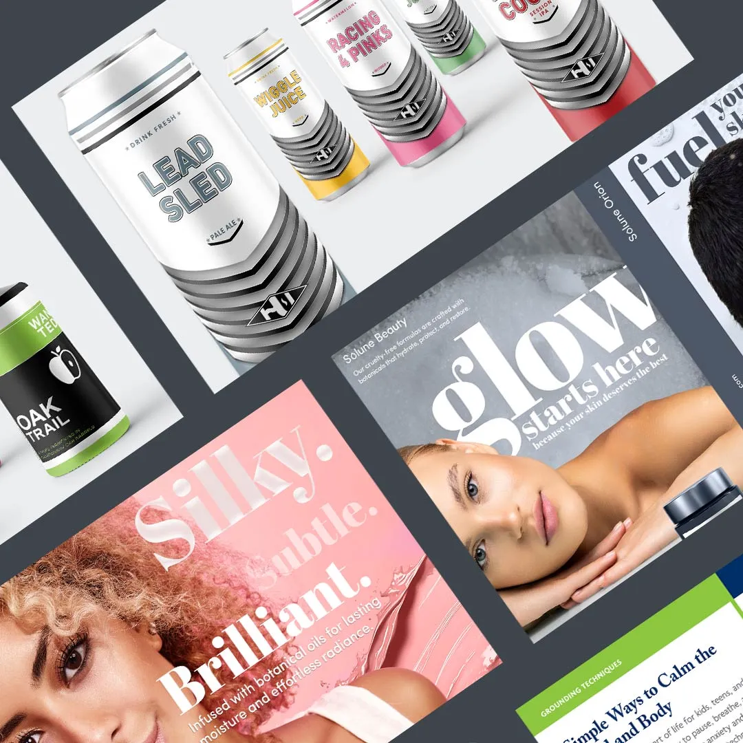 Detail of a web design + development interfaces.