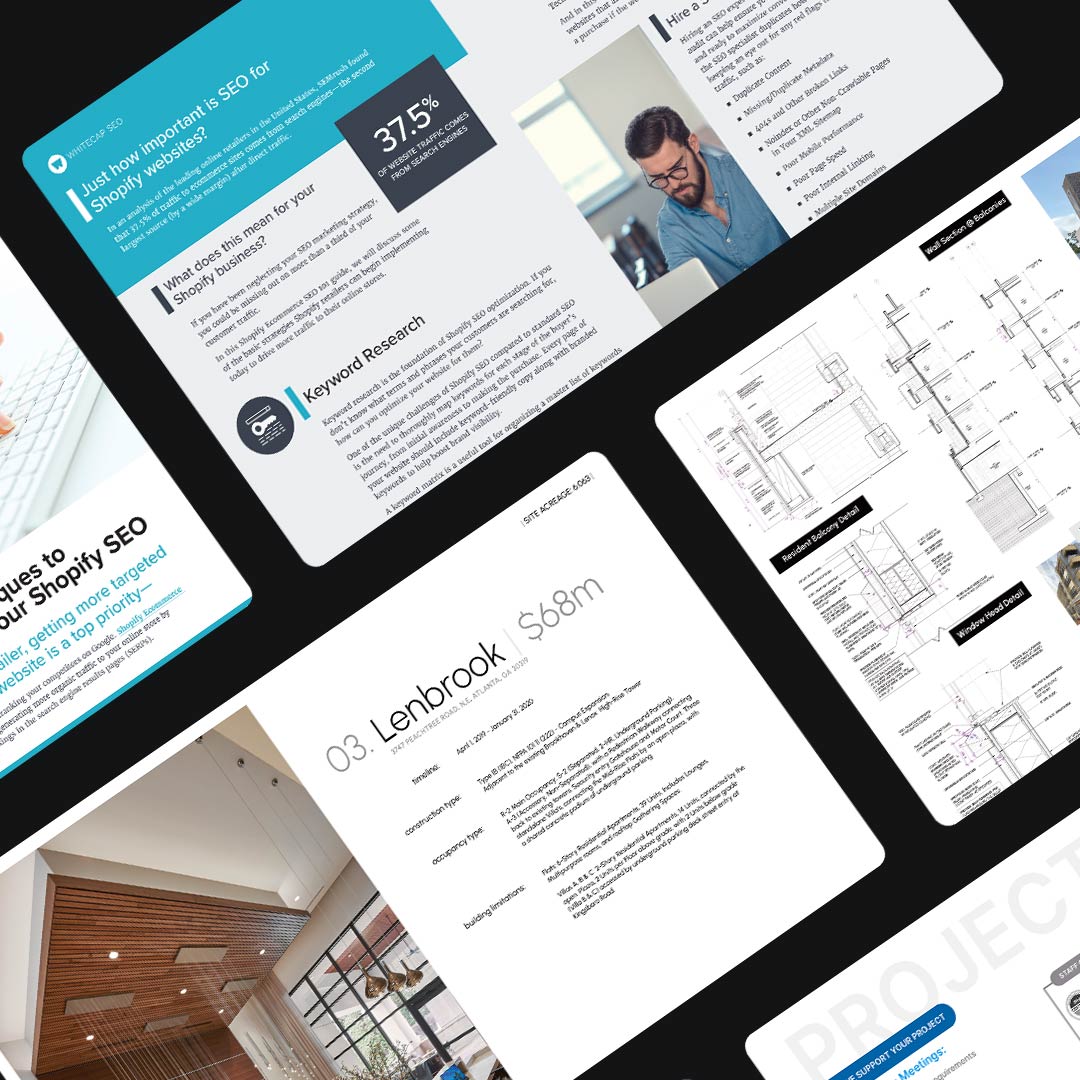 Collection of professional presentations.