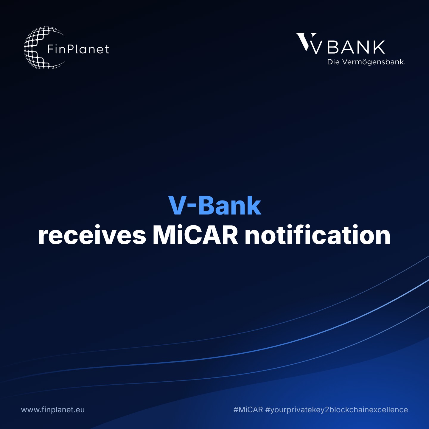 V-Bank receives MiCAR notification