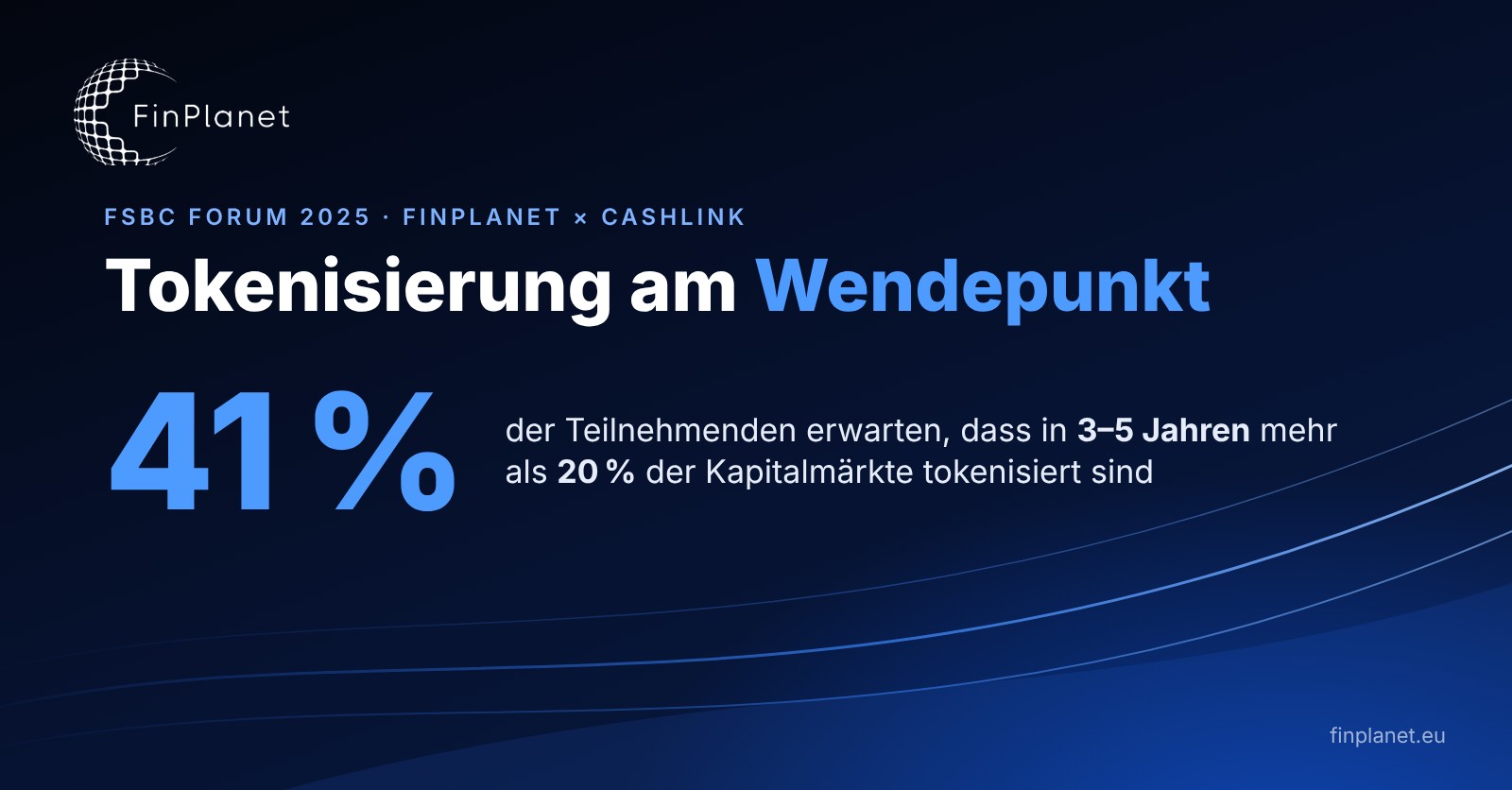 Tokenisierung am Wendepunkt: Ergebnisse unseres FSBC-Workshops mit Cashlink