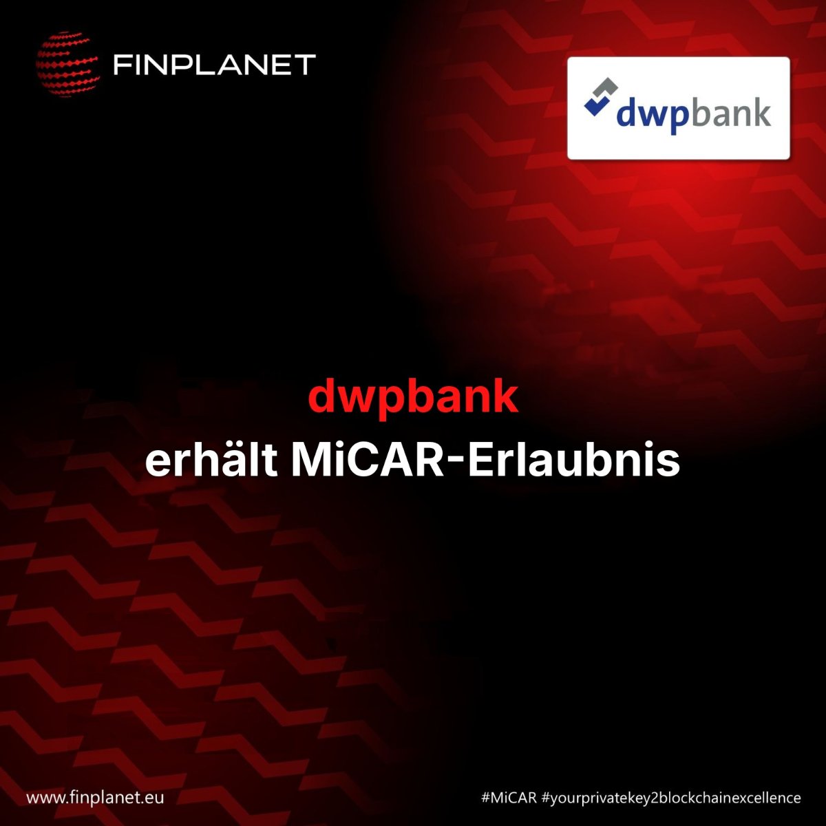 dwpbank erhält MiCAR-Erlaubnis