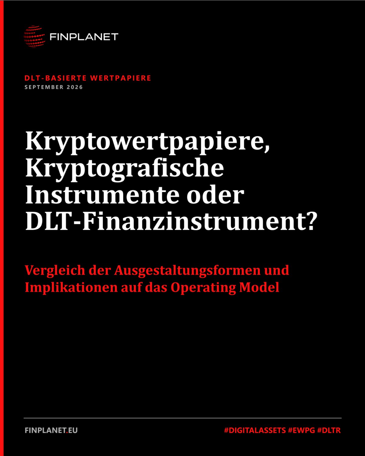 Kryptowertpapier, kryptografisches Instrument oder DLT-Finanzinstrument?