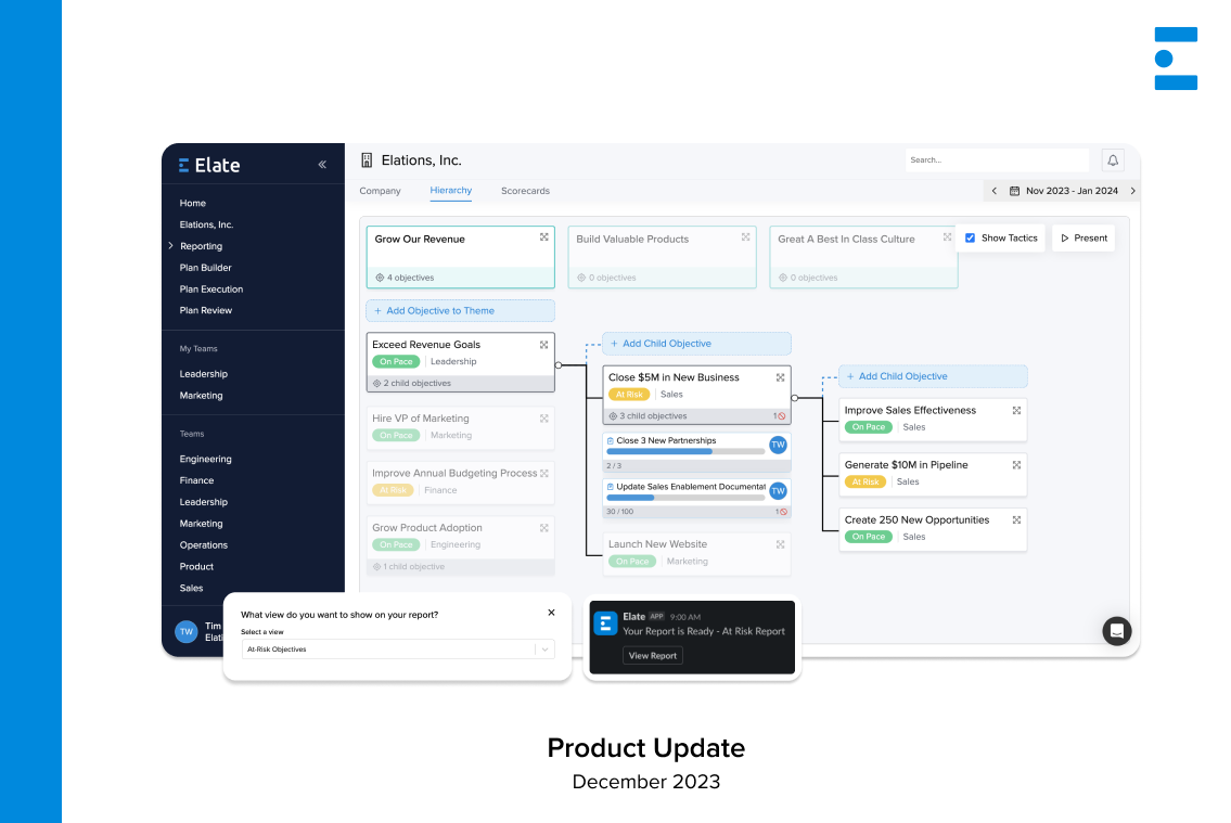 Innovation Issue: Building and Executing a Highly Connected Strategic Plan