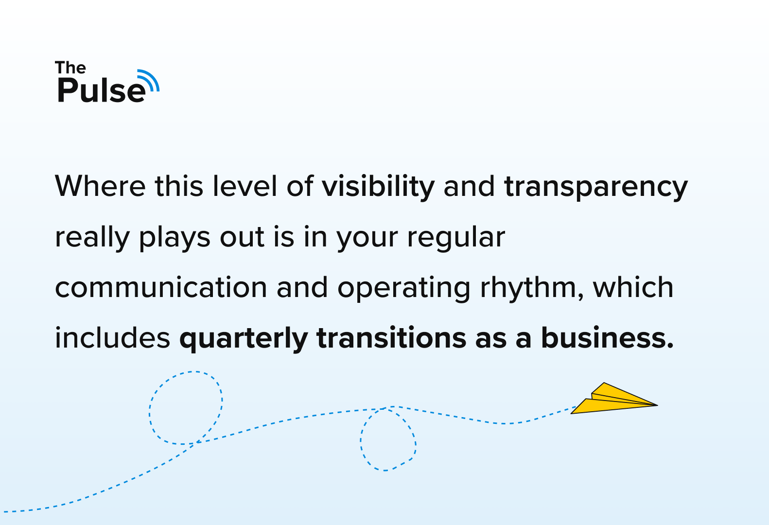 Quarterly Transitions: Building Momentum Heading Into H2