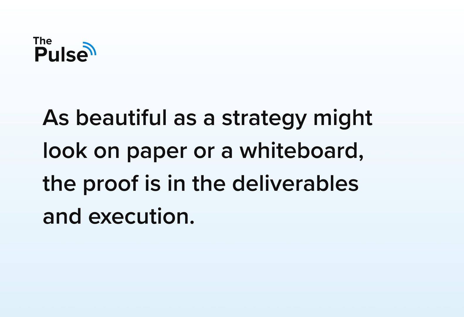Creating a Unified View of Strategy and Execution