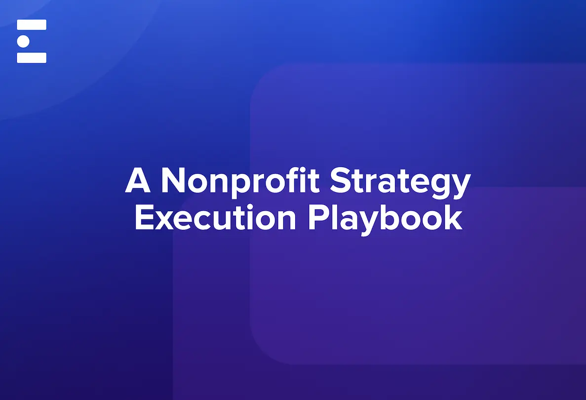 Nonprofit Strategy Execution Playbook