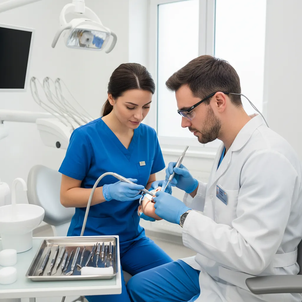 Posterior crown preparation with consistent reduction providing predictable space for modern crown materials