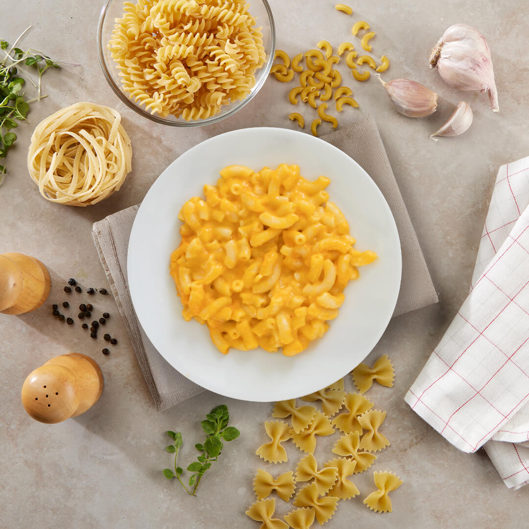 Pasta broccoli Mac & Cheese Finished dish