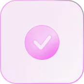 Rounded square shape with light gray color and a subtle green border.