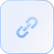 Rounded square shape with light gray color and a subtle green border.