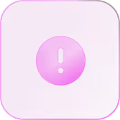 Rounded square shape with light gray color and a subtle green border.