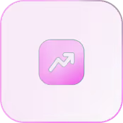 Rounded square shape with light gray color and a subtle green border.